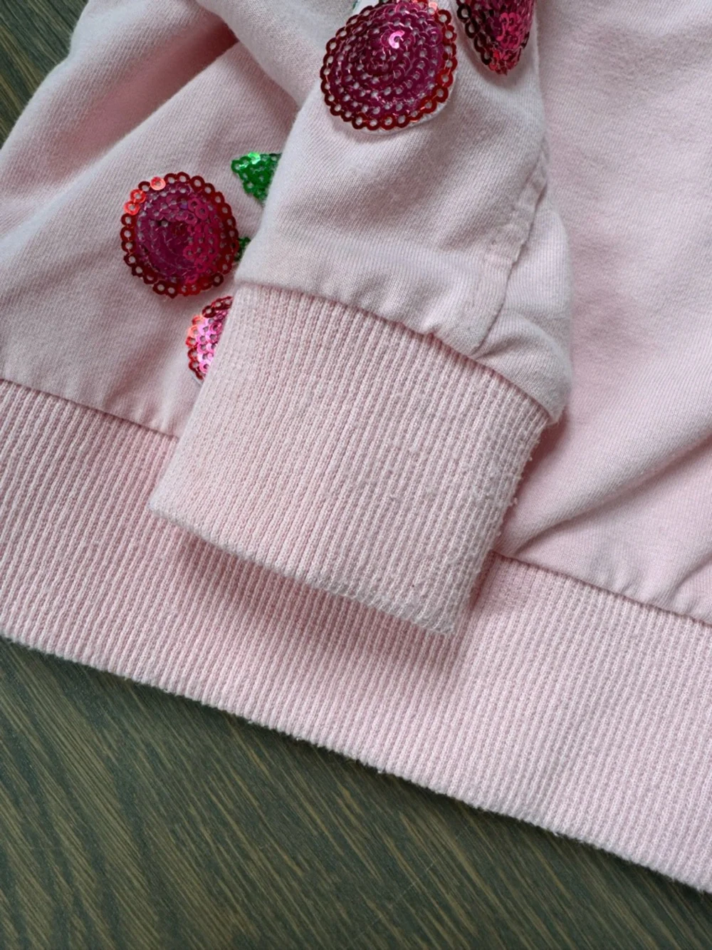 Lola + The Boys Pink Cherry Sequin Kids Set - 4 - Picture 4 of 4